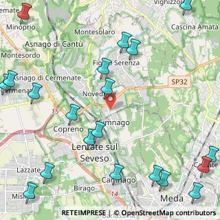 Mappa Via Alessandro Volta, 22060 Novedrate CO, Italia (3.2065)