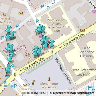 Mappa Via A. May, 24127 Bergamo BG, Italia (0.044)
