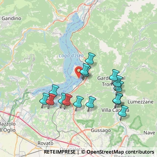 Mappa CAP, 25050 Monte Isola BS, Italia (7.51875)