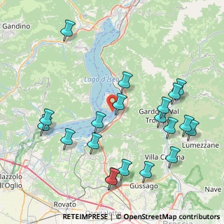 Mappa CAP, 25050 Monte Isola BS, Italia (9.31)