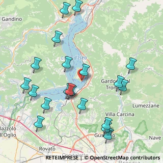 Mappa CAP, 25050 Monte Isola BS, Italia (9.297)