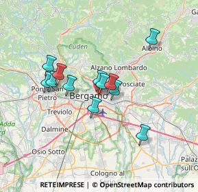 Mappa Via Andrea Gritti, 24125 Bergamo BG, Italia (5.49)