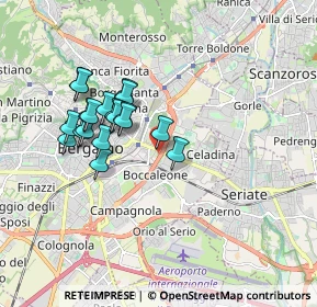 Mappa 24125 Bergamo BG, Italia (1.55632)