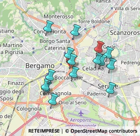 Mappa Via Andrea Gritti, 24125 Bergamo BG, Italia (1.632)