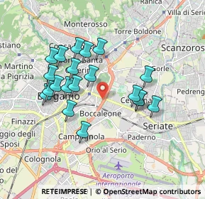 Mappa 24125 Bergamo BG, Italia (1.6585)