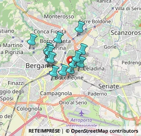 Mappa 24125 Bergamo BG, Italia (1.104)