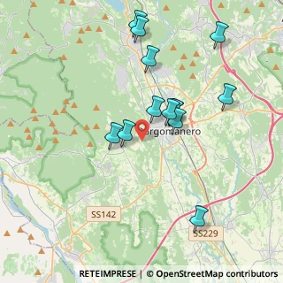 Mappa Via Fasana, 28021 Borgomanero NO, Italia (3.58846)