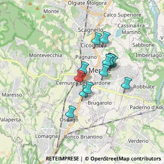 Mappa Via Lecco, 23870 Cernusco Lombardone LC, Italia (1.35769)