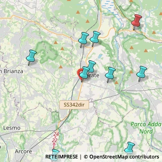 Mappa Via Lecco, 23870 Cernusco Lombardone LC, Italia (5.645)