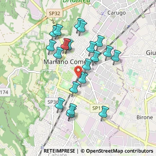 Mappa 22066 Mariano Comense CO, Italia (0.895)