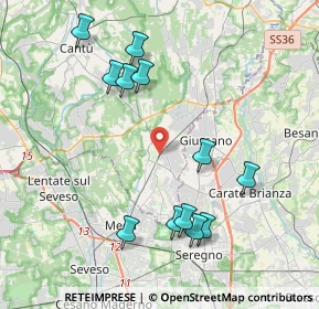 Mappa 22066 Mariano Comense CO, Italia (4.23083)