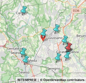 Mappa 22066 Mariano Comense CO, Italia (4.27091)