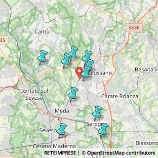 Mappa 22066 Mariano Comense CO, Italia (3.279)