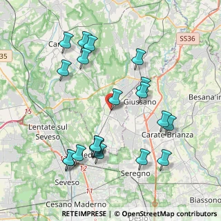 Mappa 22066 Mariano Comense CO, Italia (4.257)