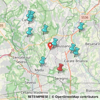 Mappa 22066 Mariano Comense CO, Italia (4.29364)