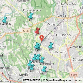 Mappa 22066 Mariano Comense CO, Italia (2.31583)