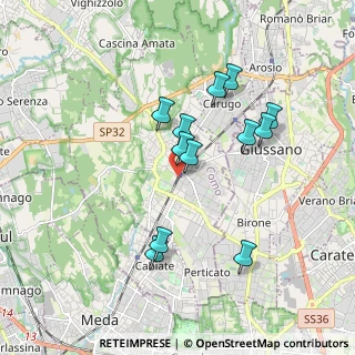 Mappa 22066 Mariano Comense CO, Italia (1.64167)