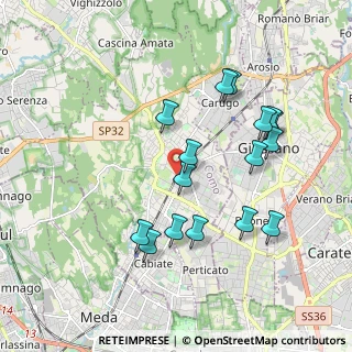 Mappa 22066 Mariano Comense CO, Italia (1.86063)
