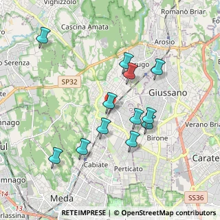 Mappa 22066 Mariano Comense CO, Italia (1.78833)