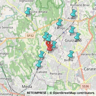 Mappa 22066 Mariano Comense CO, Italia (1.75583)