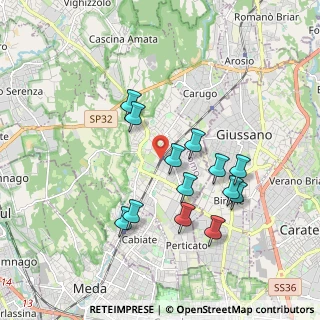 Mappa 22066 Mariano Comense CO, Italia (1.73)