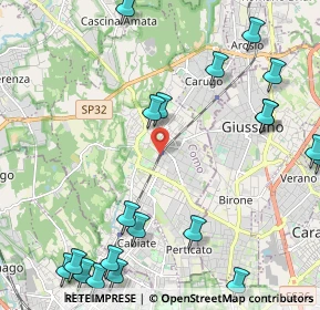 Mappa 22066 Mariano Comense CO, Italia (2.9235)