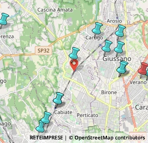Mappa 22066 Mariano Comense CO, Italia (2.66929)