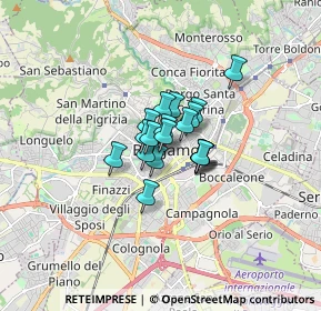 Mappa 24122 Bergamo BG, Italia (0.80526)
