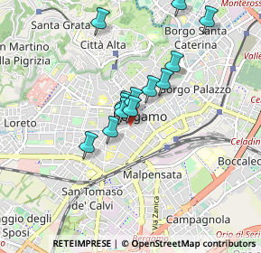 Mappa 24122 Bergamo BG, Italia (0.68231)