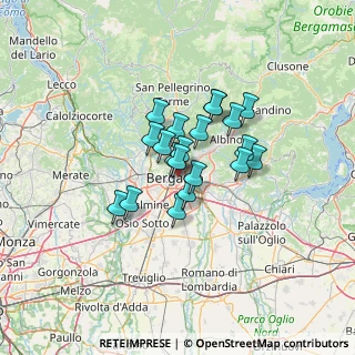 Mappa Via Alessandro Manzoni, 24121 Bergamo BG, Italia (8.7295)