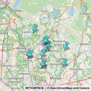 Mappa Via Madonnina, 20833 Giussano MB, Italia (5.765)