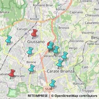 Mappa Via Madonnina, 20833 Giussano MB, Italia (2.02727)