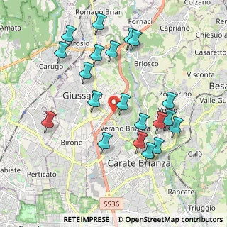 Mappa Via Madonnina, 20833 Giussano MB, Italia (2.008)