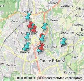 Mappa Via Madonnina, 20833 Giussano MB, Italia (1.45231)
