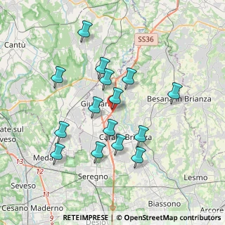 Mappa Via Madonnina, 20833 Giussano MB, Italia (3.44133)
