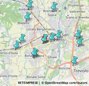 Mappa Via Rocca, 24030 Presezzo BG, Italia (1.94786)