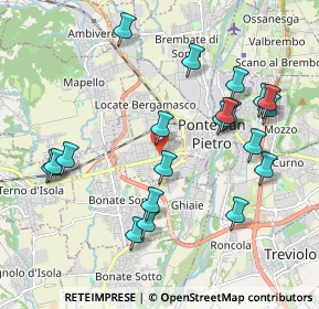 Mappa Via Rocca, 24030 Presezzo BG, Italia (2.093)