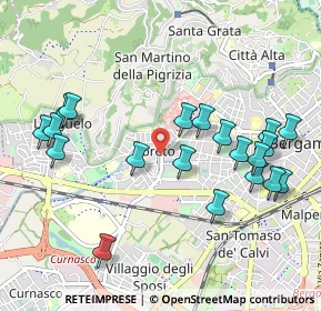Mappa Via Corpo Italiano di Liberazione, 24128 Bergamo BG, Italia (1.0745)