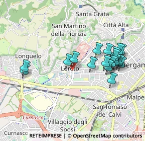 Mappa Via Corpo Italiano di Liberazione, 24128 Bergamo BG, Italia (0.9465)