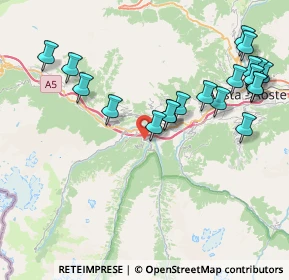 Mappa Località Les, 11010 Introd AO, Italia (9.015)