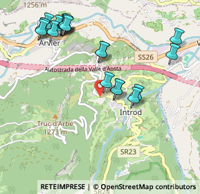 Mappa Località Les, 11010 Introd AO, Italia (1.131)