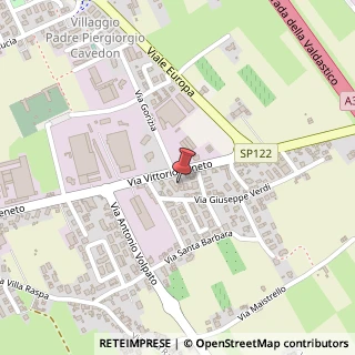 Mappa Via Vittorio Veneto, 96, 36035 Marano Vicentino, Vicenza (Veneto)