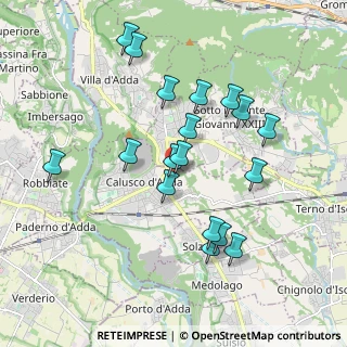 Mappa 24030 Calusco d'Adda BG, Italia (1.80722)