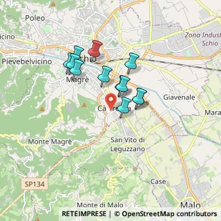 Mappa Via S. Gerolamo Emiliano, 36015 Schio VI, Italia (1.36333)