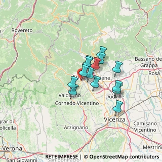 Mappa Via S. Gerolamo Emiliano, 36015 Schio VI, Italia (8.98)