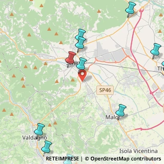 Mappa Via S. Gerolamo Emiliano, 36015 Schio VI, Italia (6.19667)