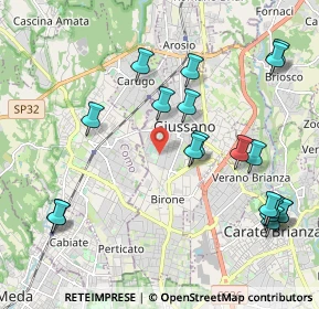Mappa Via della Conciliazione, 20833 Giussano MB, Italia (2.38158)