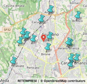 Mappa Via della Conciliazione, 20833 Giussano MB, Italia (2.1975)