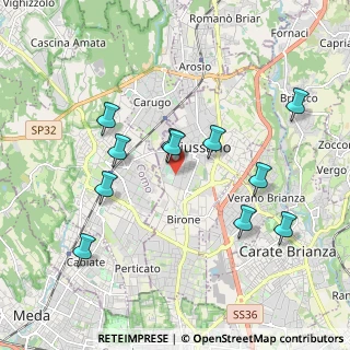 Mappa Via della Conciliazione, 20833 Giussano MB, Italia (1.88818)