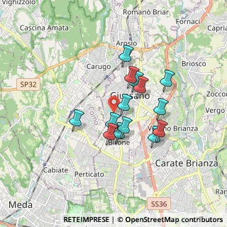 Mappa Via della Conciliazione, 20833 Giussano MB, Italia (1.34143)